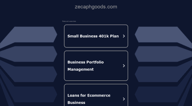 zecaphgoods.com