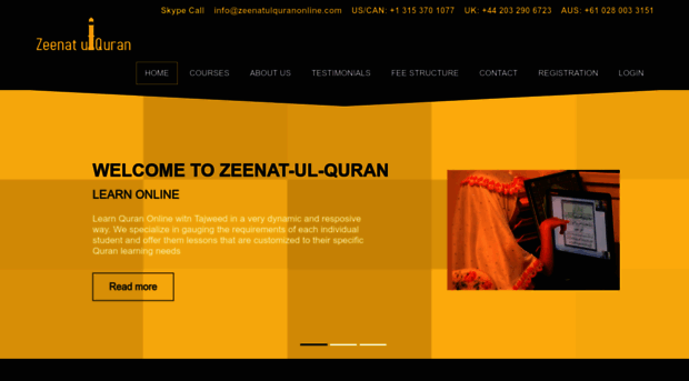 zeenatulquranonline.com