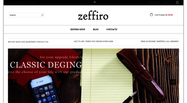 zeffiroshop.com