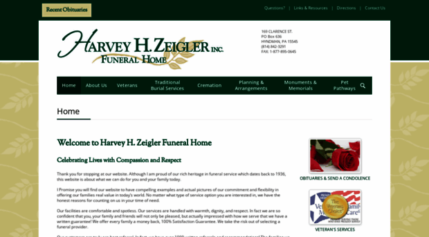 zeiglerfuneralhome.com