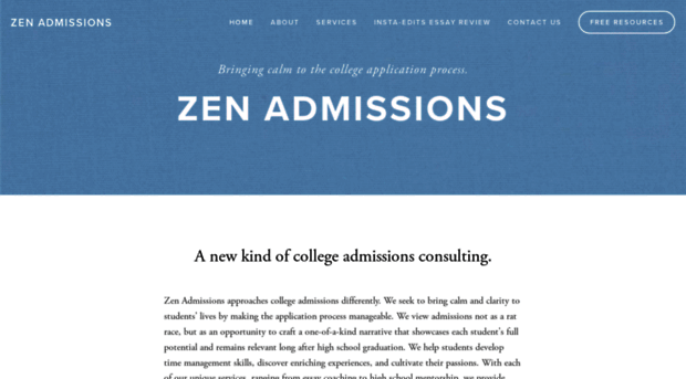 zenadmissions.net