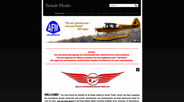 zenairfloats.com