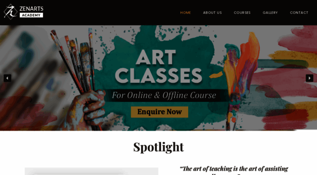 zenartsacademy.com