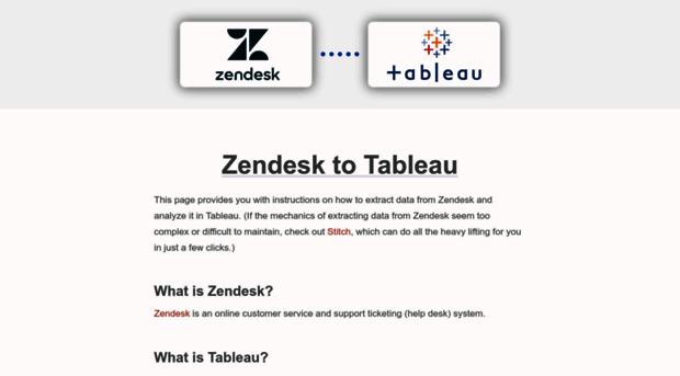 zendesk.totableau.com