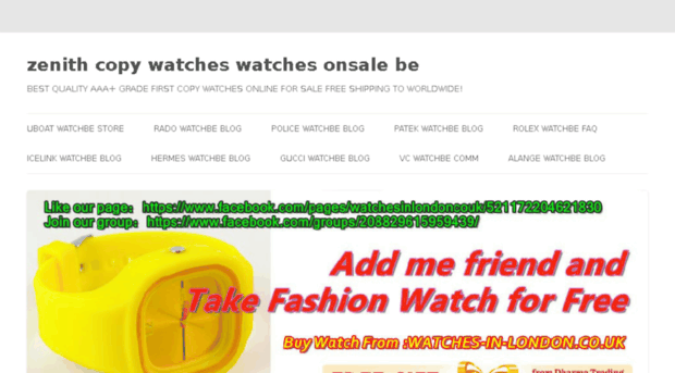 zenith-copy-watches.watchesonsale.be