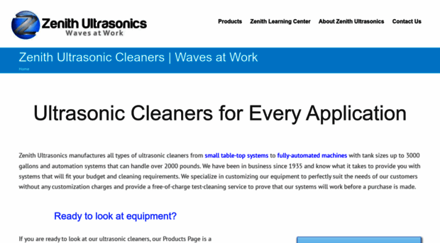 zenith-ultrasonics.com