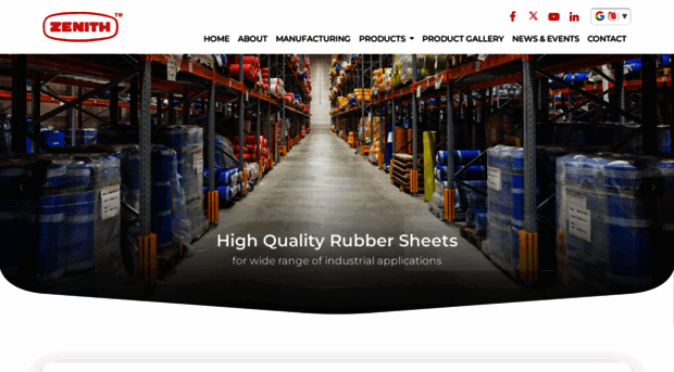 zenithrubber.com