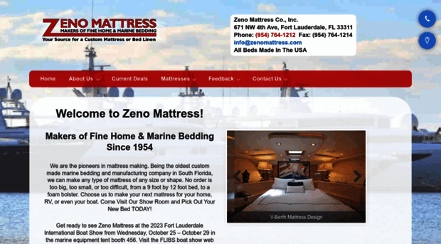 zenomattress.com