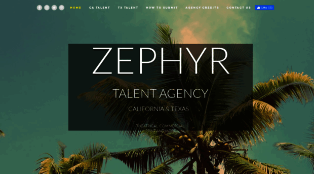 zephyrtalentagency.com