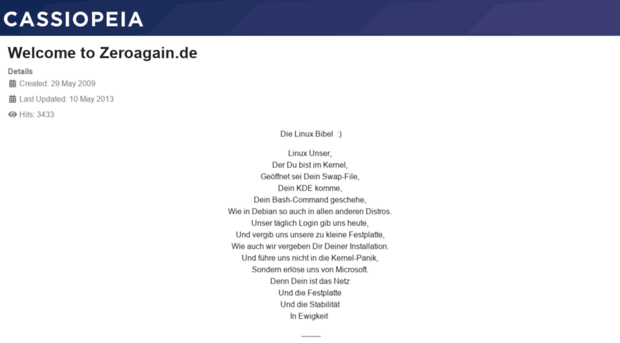 zeroagain.de