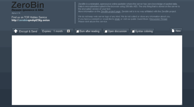 zerobin.net