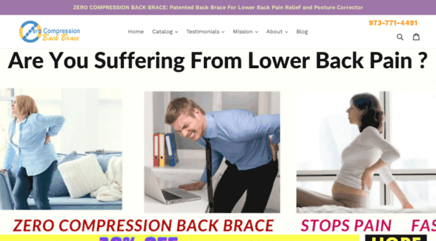 zerocompressionbackbrace.com