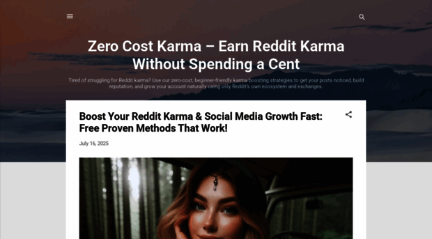 zerocostkarma.blogspot.com