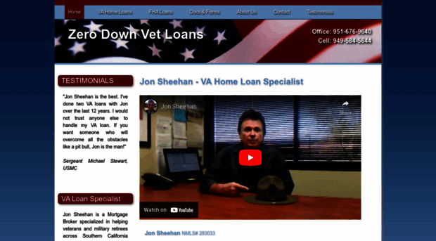 zerodownvetloans.com