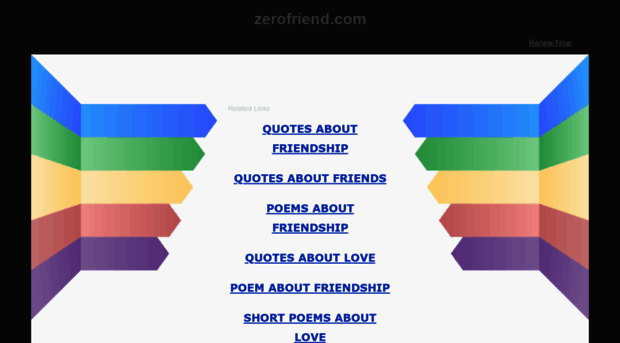 zerofriend.com