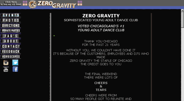 zerogravityclub.com