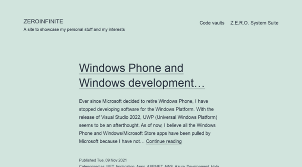 zeroinfinite.co.uk