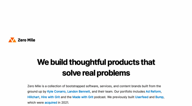 zeromile.io