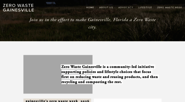 zerowastegainesville.com