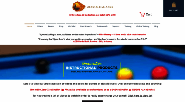 zerox-billiards.com