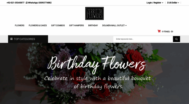 zerrittaflowers.com