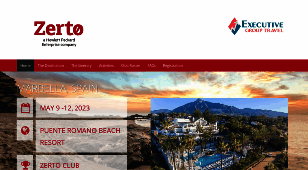 zerto.executivegrouptravel.com