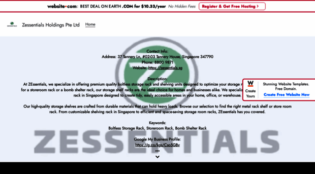 zessentialsholdingspteltd.website3.me