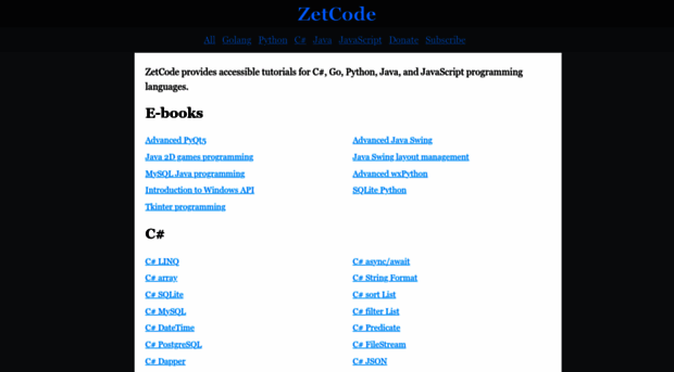 zetcode.com