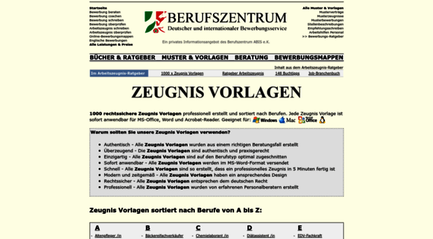 zeugnis-vorlagen.de