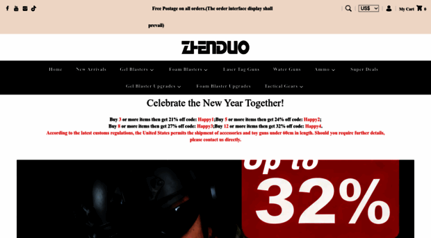 zhenduoblaster.com