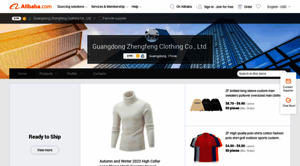 zhengfengclothing.en.alibaba.com