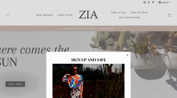 ziafashionstore.com