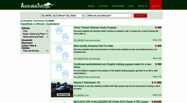zillmere.australialisted.com