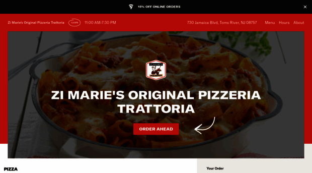 zimariesoriginalpizzeriamenu.com