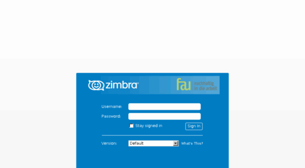 zimbra.fau.ch