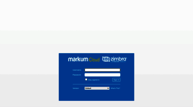 zimbra.markum.net