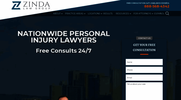 zindainjurylawyerstucson.com