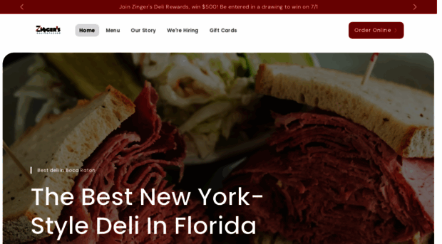 zingersdeli.com