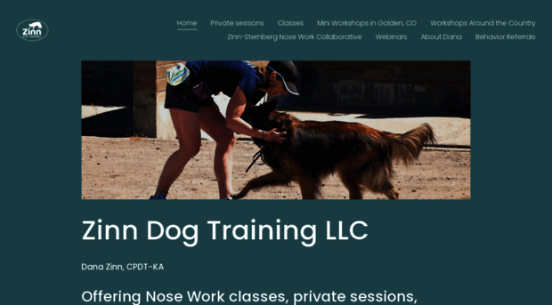 zinndogtraining.com