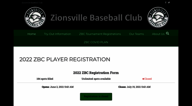 zionsvillebaseballclub.org