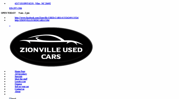 zionvilleusedcars.com