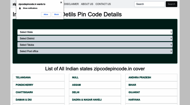 zipcodepincode.in