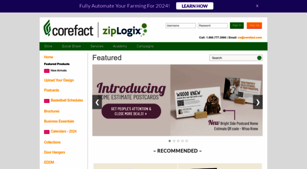 ziplogix.corefact.com