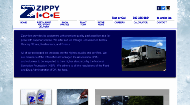 zippyicecompany.com