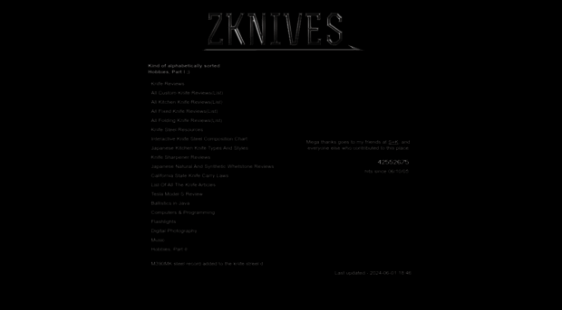 zknives.com