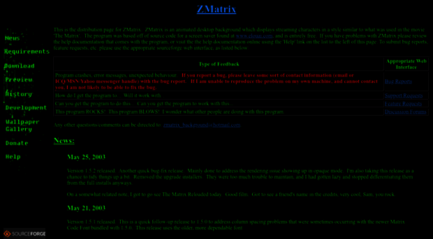 zmatrix.sourceforge.net