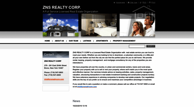 znsrealtycorp.com