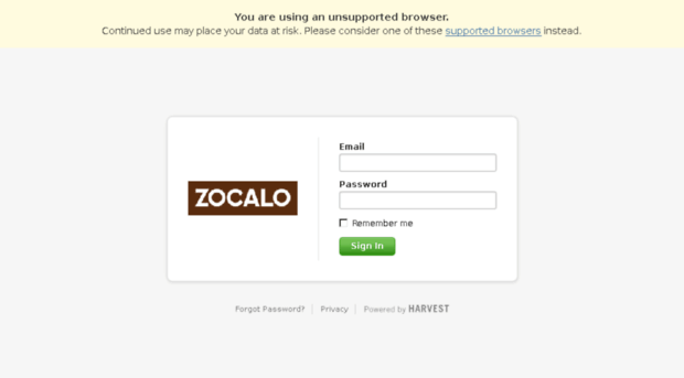 zocalo.harvestapp.com