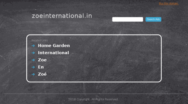 zoeinternational.in