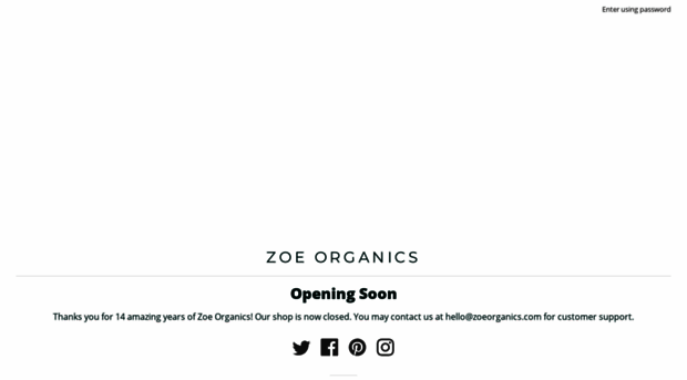 zoeorganics.com